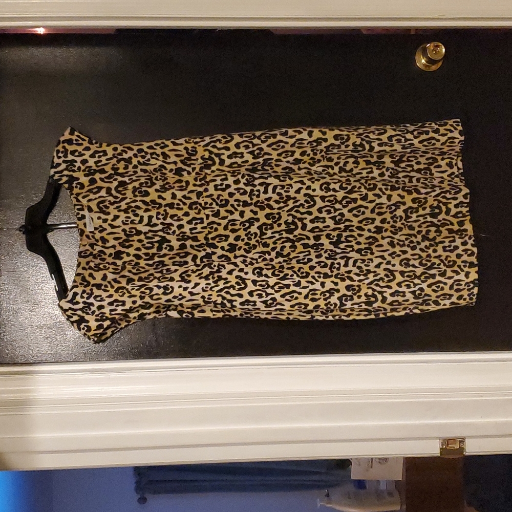 Animal print dress